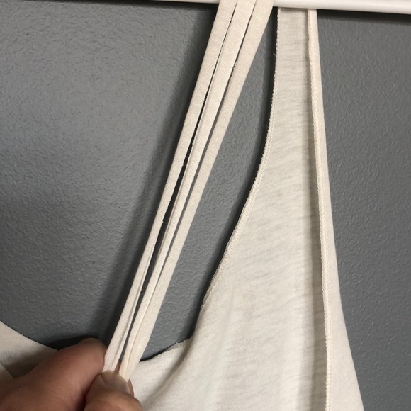 Poof! Super Cool White/OffWhite Tank, Size Small - Picture 6 of 8